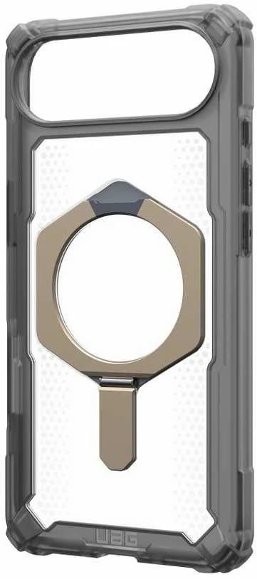 UAG Urban Armor Gear dėklas PLASMA XTE, suderinamas su „MagSafe“, skirtas IPHONE 17, pelenų / titano spalvos