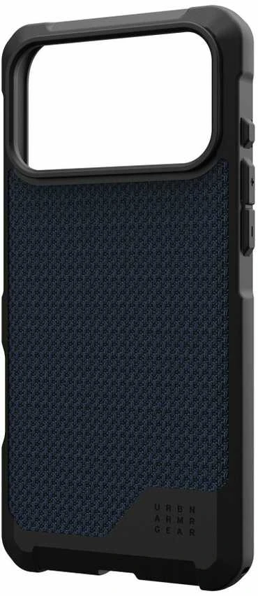 UAG Urban Armor Gear dėklas METROPOLIS LT, suderinamas su „MagSafe“, skirtas IPHONE 17 Pro Max, iš kevlaro ir malardo medžiagos.