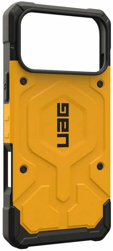 Dėklas „Urban Armor Gear“ „UAG Pathfinder Magsafe“, „Heritage Geltona“ – „iPhone 17 Pro Max“
