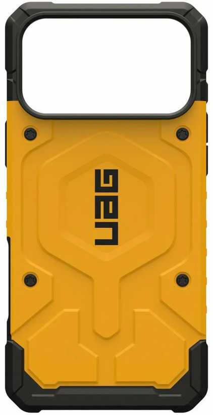 Dėklas „Urban Armor Gear“ „UAG Pathfinder Magsafe“, „Heritage Geltona“ – „iPhone 17 Pro Max“