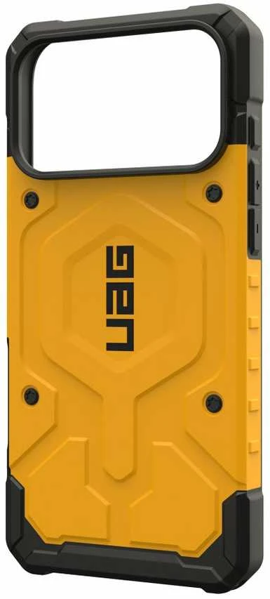 Dėklas „Urban Armor Gear“ „UAG Pathfinder Magsafe“, „Heritage Geltona“ – „iPhone 17 Pro Max“