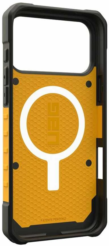 Dėklas „Urban Armor Gear“ „UAG Pathfinder Magsafe“, „Heritage Geltona“ – „iPhone 17 Pro Max“