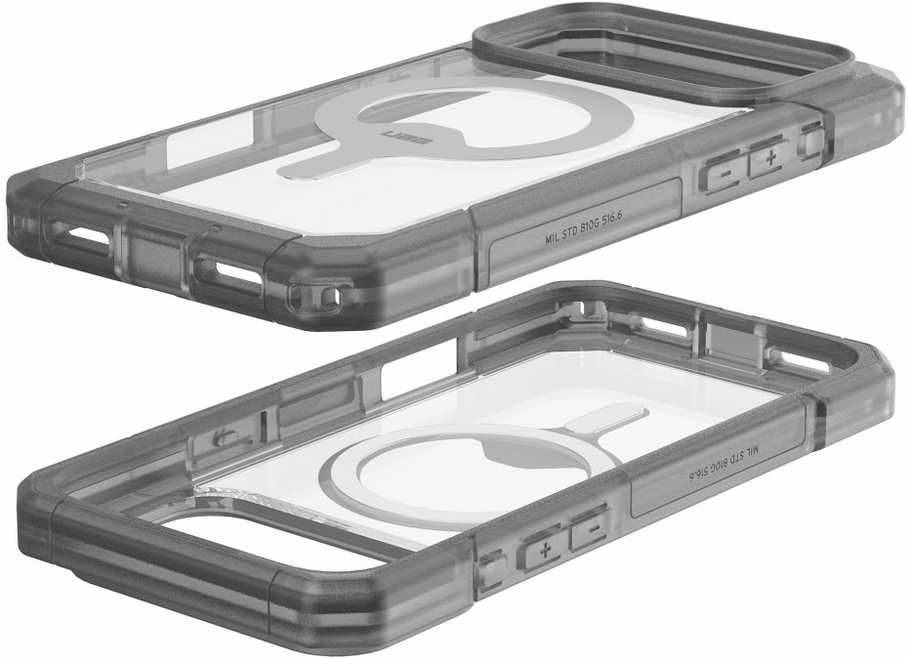Dėklas Urban Armor Gear UAG Trooper MagSafe Case for iPhone 17 Pro Max - Clear Juodas