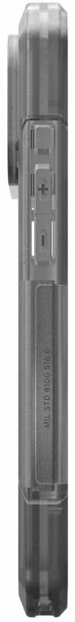 Dėklas Urban Armor Gear UAG Trooper MagSafe Case for iPhone 17 Pro Max - Clear Juodas
