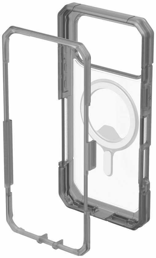 Dėklas Urban Armor Gear UAG Trooper MagSafe Case for iPhone 17 Pro Max - Clear Juodas