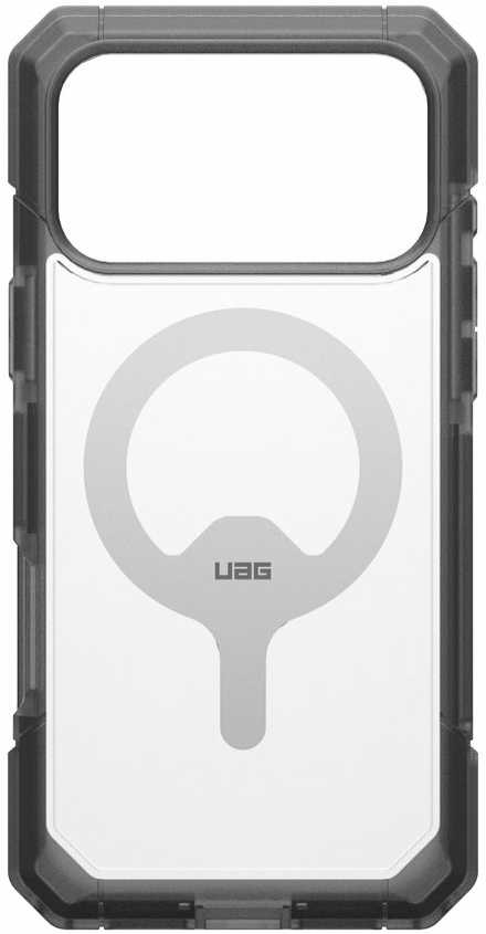 Dėklas Urban Armor Gear UAG Trooper MagSafe Case for iPhone 17 Pro Max - Clear Juodas
