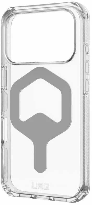 Urban Armor Gear UAG Plyo MagSafe dėklas, skirtas iPhone 17 Pro – skaidriai pilkas