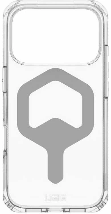 Urban Armor Gear UAG Plyo MagSafe dėklas, skirtas iPhone 17 Pro – skaidriai pilkas