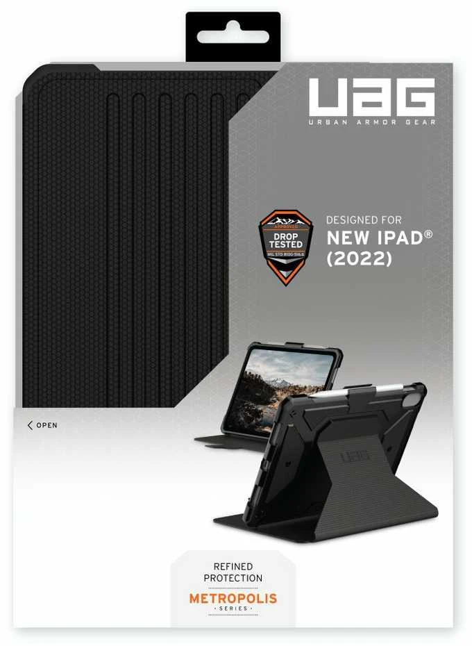 Urban Armor Gear Metropolis 27,7 cm (10.9″) „Folio“ Juoda
