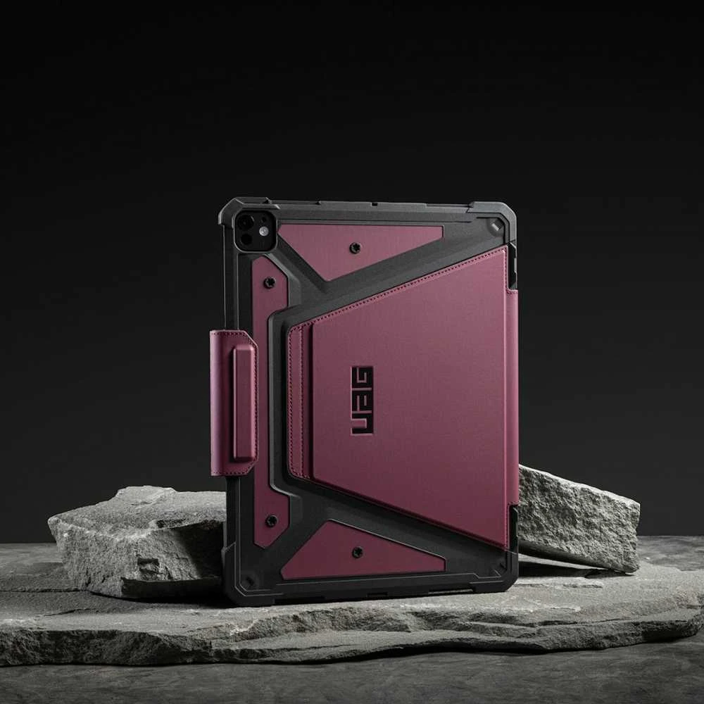 Urban Armor Gear UAG Metropolis SE Case with Stand and Apple Pieštukas Holder for iPad Pro 13" 2024 - raudonos spalvos