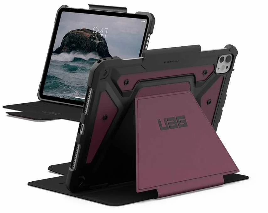 Urban Armor Gear UAG Metropolis SE Case with Stand and Apple Pieštukas Holder for iPad Pro 11" 2024 - raudonos spalvos