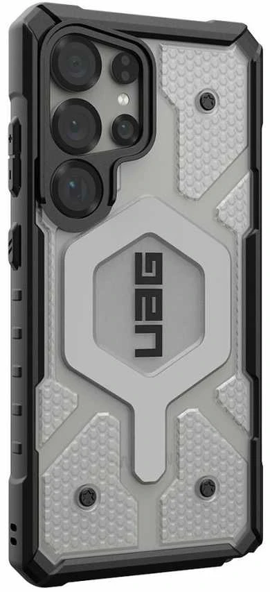 Dėklas Urban Armor Gear UAG Pathfinder skaidrus su magnetu, ledo spalvos / sidabrinis - Samsung Galaxy S25 Ultra