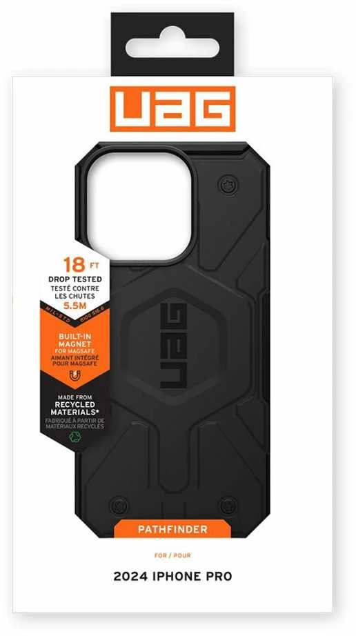 Urban Armor Gear Pathfinder mobiliojo telefono dėklas 16 cm (6.3″) Juoda