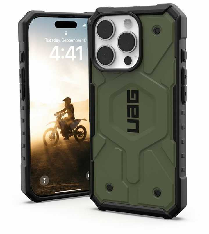 Urban Armor Gear UAG Pathfinder Magsafe Apple iPhone 16 Pro - dėklas telefonui žalios spalvos