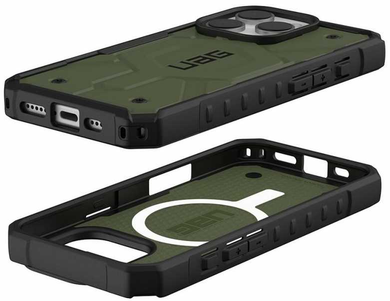 Urban Armor Gear UAG Pathfinder Magsafe Apple iPhone 16 Pro - dėklas telefonui žalios spalvos