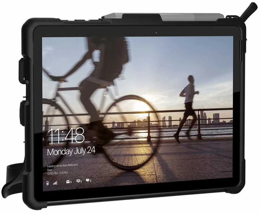 Urban Armor Gear UAG Plasma su rankos dirželiu, skaidrus - Microsoft Surface Go 1/Go 2/Go 3