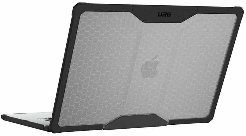 Carruzzo Urban Armor Gear PLYO 38,1 cm (15″) Užsegamas dėklas Juoda, Permatomas