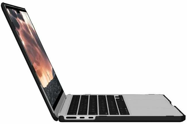 Urban Armor Gear UAG Plyo dėklas, Ice/Juodas - MacBook Air 13" 2022/2023/2024