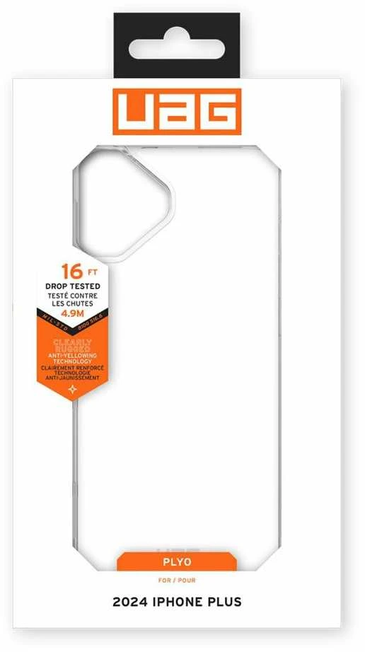 Urban Armor Gear UAG Plyo Apple iPhone 16 Plus - dėklas telefonui skaidrus