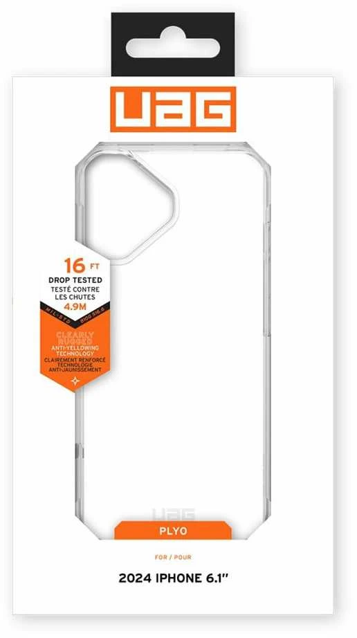 Urban Armor Gear UAG Plyo Apple iPhone 16 - dėklas telefonui skaidrus