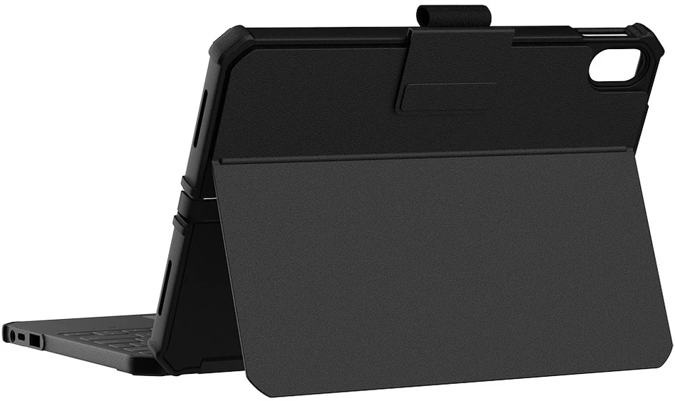 Urban Armor Gear Rugged USB-C Keyboard iPad 11" (A16)(11th Gen, 2025) Folio Case, QWERTY, Nordic, Touchpad, Apple, iPad 11" (A16)(11th Gen, 2025), Juodas