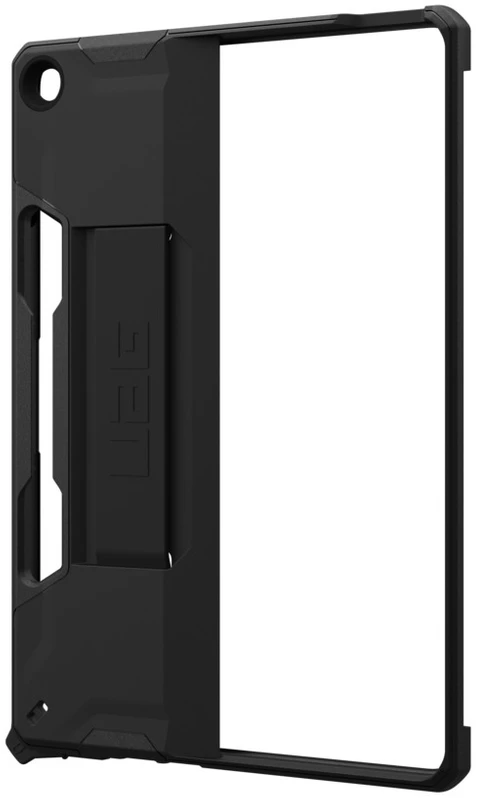 Urban Armor Gear UAG Scout galinis dangtelis su rankos dirželiu, skirtas Microsoft Surface Pro 12 – juodas