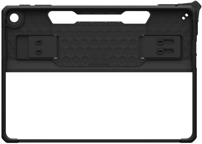 Urban Armor Gear UAG Scout galinis dangtelis su rankos dirželiu, skirtas Microsoft Surface Pro 12 – juodas