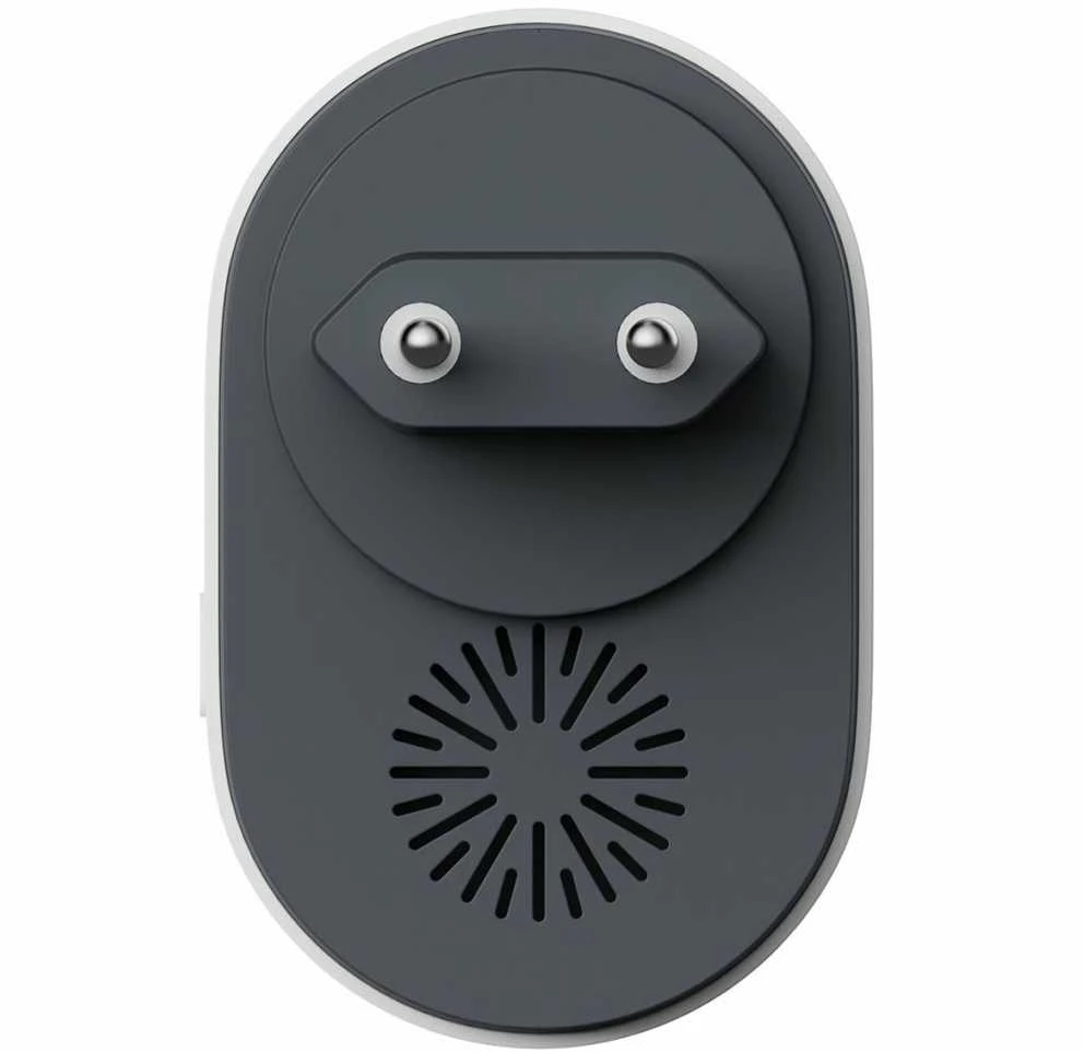 Woox Bevielis išmanusis Wi-Fi durų skambutis su vaizdo kamera 3MP, baltas, TUYA / Smart Life
