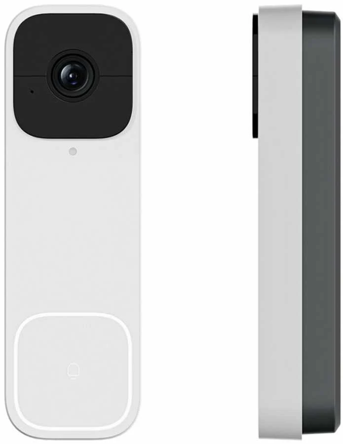 Woox Bevielis išmanusis Wi-Fi durų skambutis su vaizdo kamera 3MP, baltas, TUYA / Smart Life
