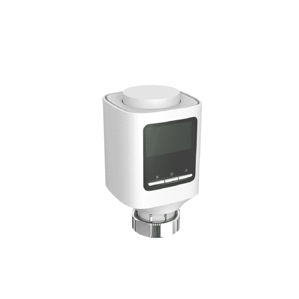 Išmanių termostatų komplektas, 2x termostatai + ZigBee - Wi-Fi stotelė, TUYA, valdomas programėle, WOOX