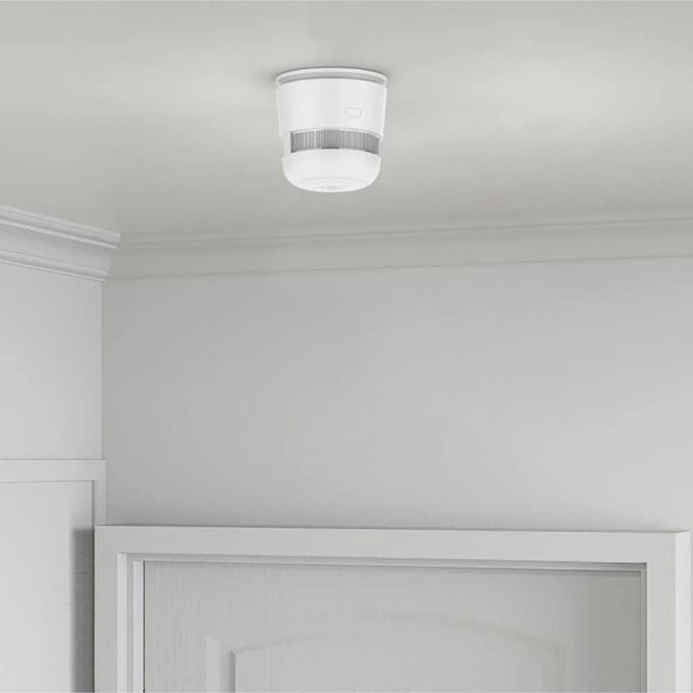 Woox Išmanusis ZigBee TUYA bevielis patalpos dūmų jutiklis su sirena, 1x CR123A