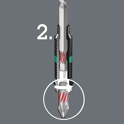 Atsuktuvo antgalis WERA 855/1 BDC PZ2 25mm