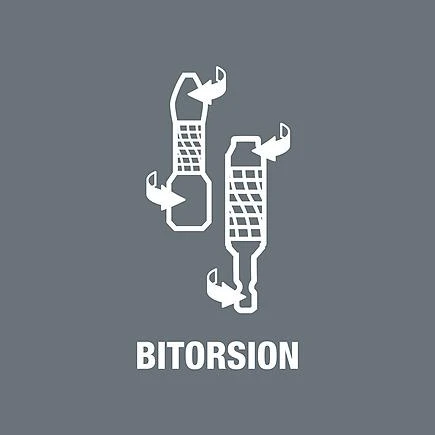 Grąžtas bitas 1/4" BITORSION su deimantine danga, dydis TX20/25mm, Wera [05066104001]