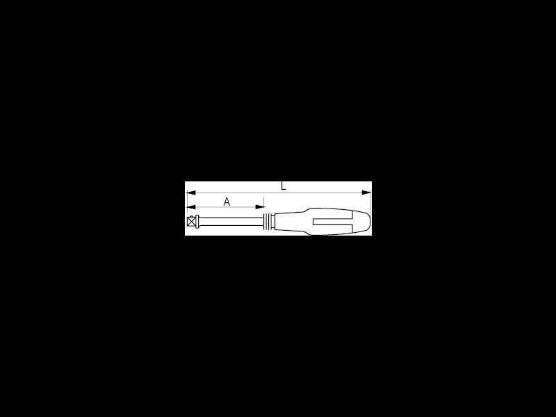 Rankena 1/4" antgaliams 150mm Irimo blisteryje