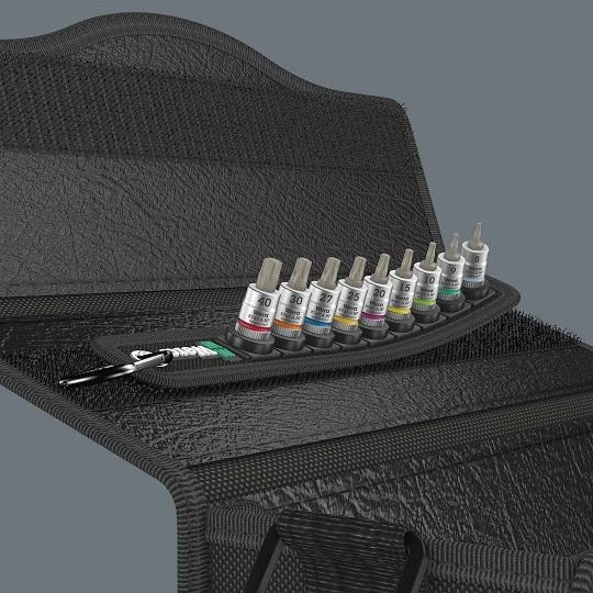WERA diržas A 3 TORX HF Zyklop antgalių rinkinys TORX 1/4