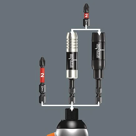 Atsuktuvo antgalis WERA 851/4 IMP DC PH2 50mm, 5vnt.