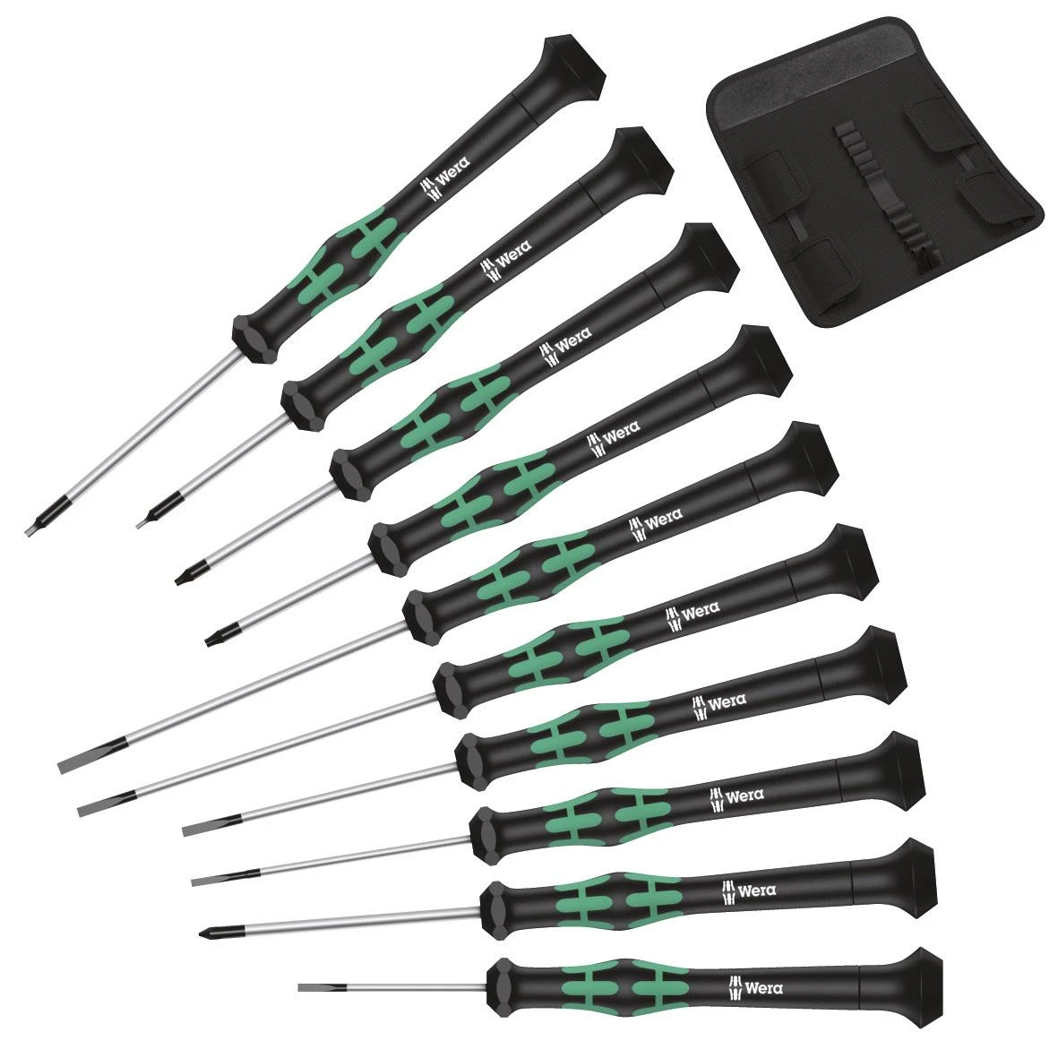 Atsuktuvų rinkinys elektronikai Kraftform Micro 12 Universal 1, 073675 Wera