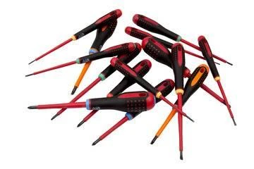 Bahco XXL Izoliuotų atsuktuvų rinkinys ERGO™ 14 vnt - SL2,5/3,0/3,5/4,0/5,5; PH1/2; PZ1/2; T10/15/20; Combi SL5/PZ1, SL6/PZ2 - 1000V VDE