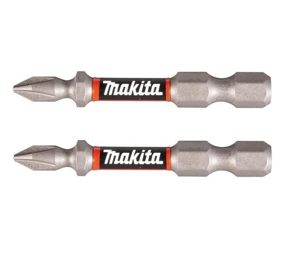 Makita Torsion sukimo antgalis (E-form), PH1-50mm, 2vnt. Impact Premier E-03268 PH1 • 50 mm • 1/4" • 2 vnt