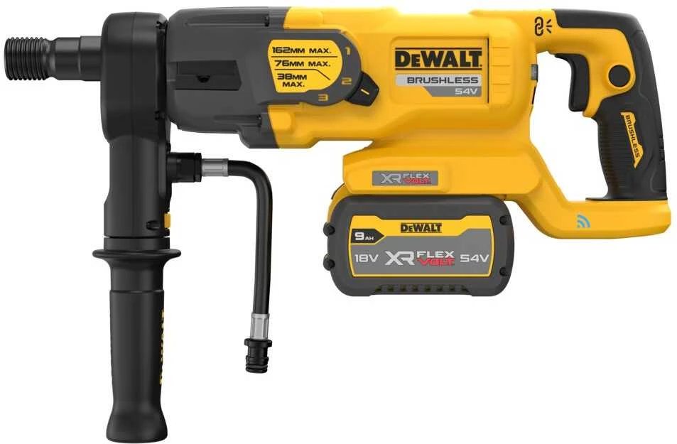 deimantinis gręžtuvas, 2x9Ah 54V DEWALT [DCD150X2-QW]