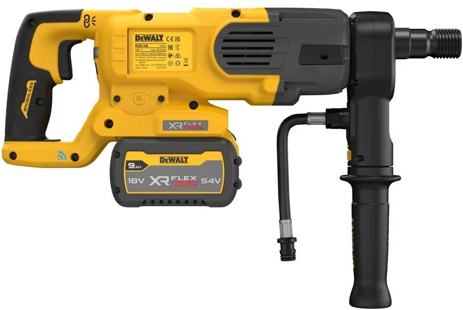 deimantinis gręžtuvas, 2x9Ah 54V DEWALT [DCD150X2-QW]