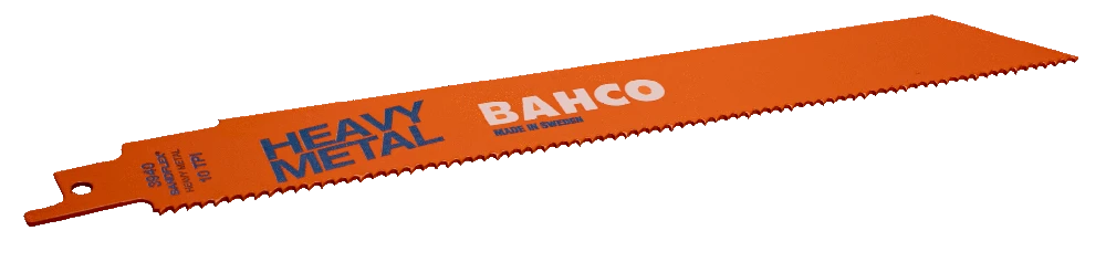 Bahco Tiesinio pjūklo geležtės Sandflex Bi-Metal 228mm*0,9mm ST 8/12TPI, sunkiajam metalui 5vnt