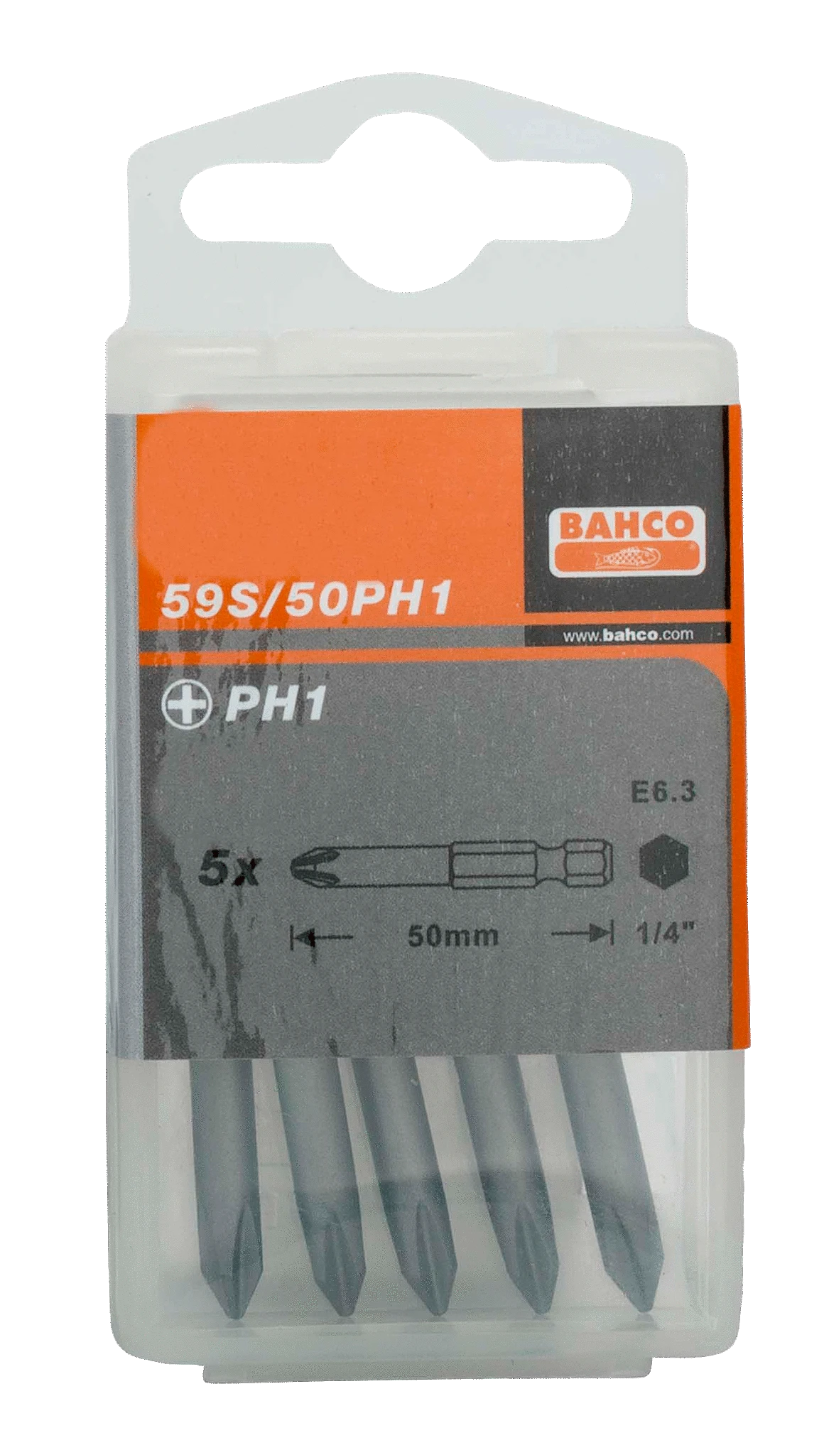 Antgaliai Bahco standart, PH3 50mm, 5vnt