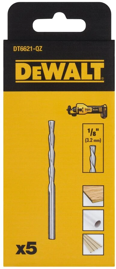 Dewalt Frezė 1/8" skirta DCS551 G-K/PVC/ALU/mediena 60mm 5vnt.
