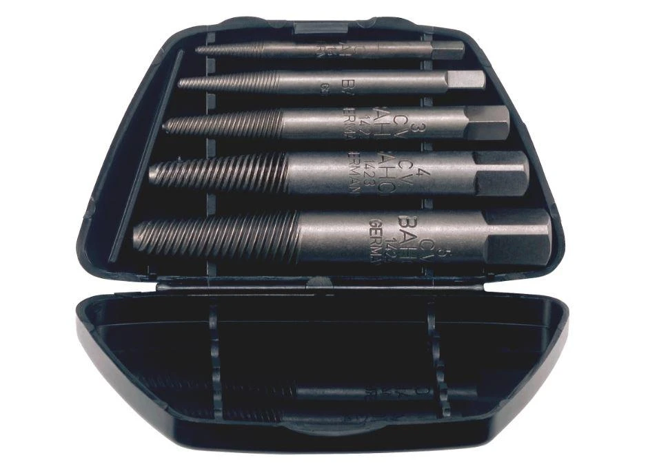 Bahco Nulūžusių varžtų ištraukiklių rinkinys M3-M18 5 pcs