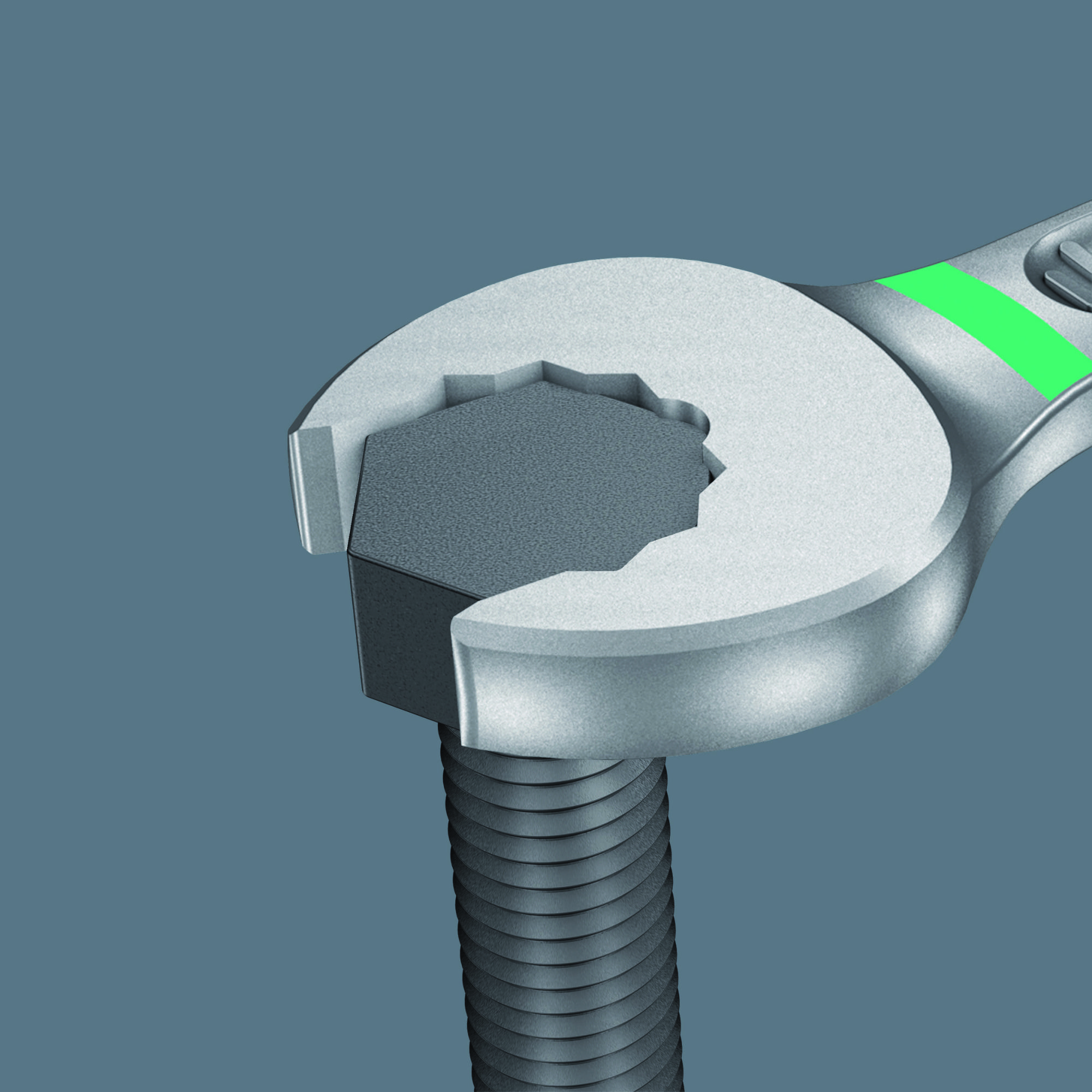 6 mm kampinis kombinuotas veržliaraktis, Joker 6003, Wera [05020198001]