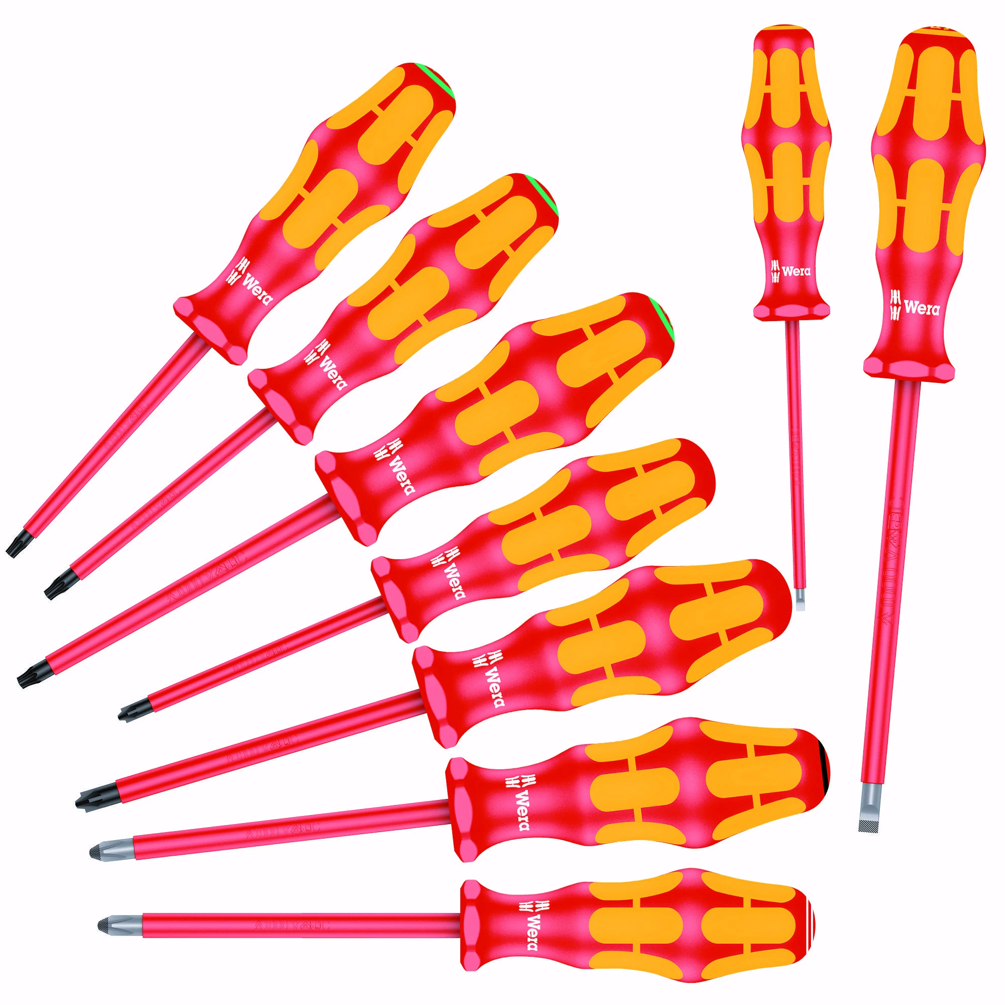 WERA 160 i/162 i/167 i/9 atsuktuvų rinkinys Kraftform