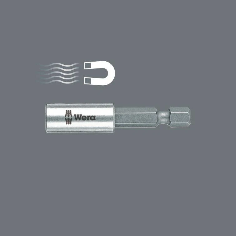 Grąžtas Universalus 1/4" magnetinis antgalių laikiklis su prilaikančiu žiedu Wera 899/4/1 , 300mm