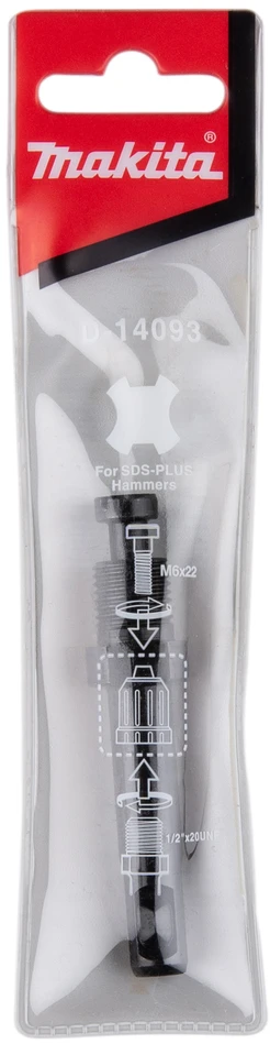 adapter SDS+ na gwint 1/2"-20UNF, MAKITA [D-14093]