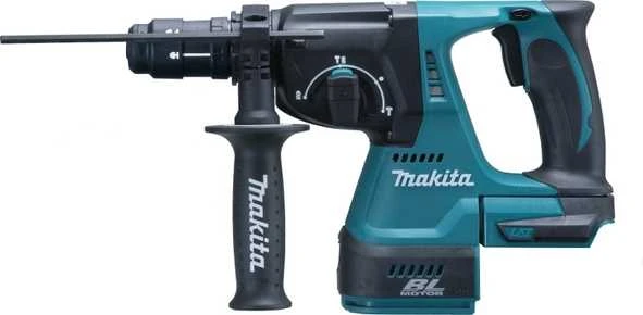 Makita DHR243RTJ Akumuliatorinis perforatorius 18 V 2x 5,0 Ah Li-ion, SDS-PLUS 2,0 J, 3,3kg LED, greitai pakeičiamas grąžto griebtuvas, BL-motor, MAKPACK